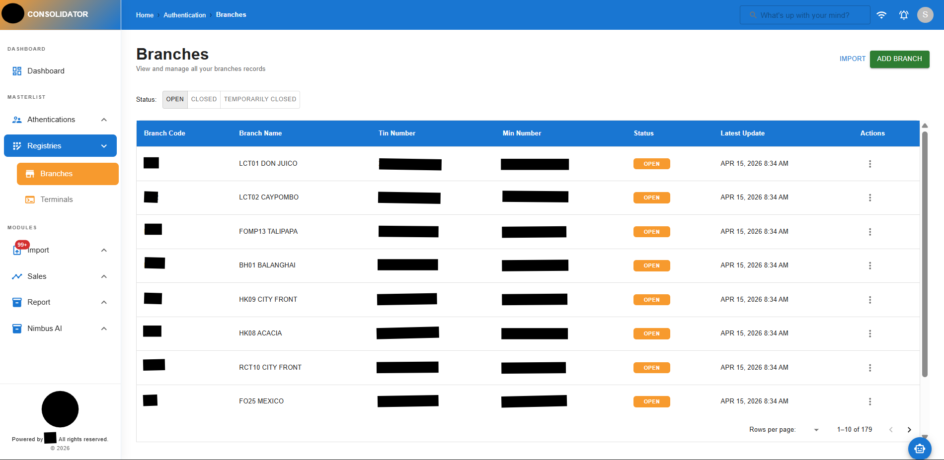 GIZMO Consolidator screenshot 5
